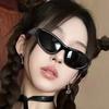New Y2K Fashion Luxury Sports Punk Sunglasses UV400 Oval Goggles for Women Men Designer Brand Colorful Mirror Eyewear