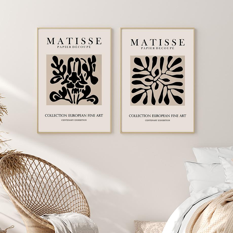 Абстрактный Матисс Пикассо Лицо Голубь Лист Скандинавские Постеры и Принты Живопись Настенное Искусство Холст Настенные Картины для Декора Гостиной