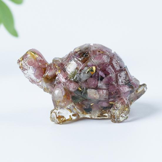 Faux Crystal Turtle Figurine Artificial Tortoise Miniature Statue Epoxy Resin Table Centerpiece Car Home Office Decoration Adult Sex Wear