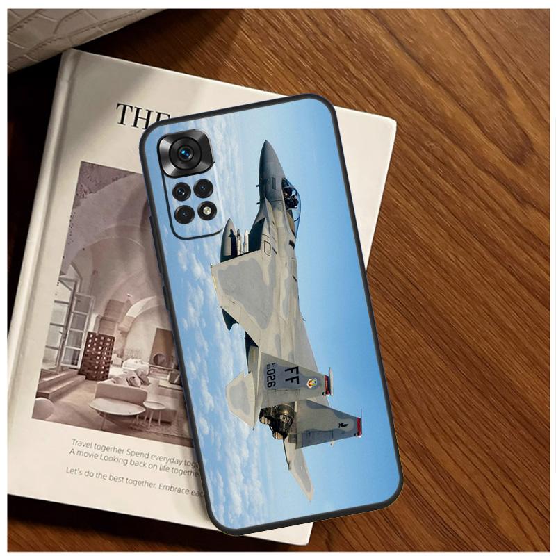 Fighting Plane Aircraft Case For Xiaomi Redmi Note 12 10 9 11 13 Pro Plus 12S 10S 11S 9S Redmi 13C 10C 9C 12C Cover