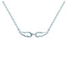 [K7796] - Silver Necklace 'Les Ailes d'Ange' Silver (rhodium-plated) - 30x6 Mm