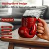 Double Wall Coffee Cup with Handle Water Cup Personalized Boxing Glove Mug  Men Boy Gifts