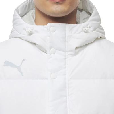 Puma Пуховики Унисекс Белые С капюшоном Утепленные Другие 932547-02