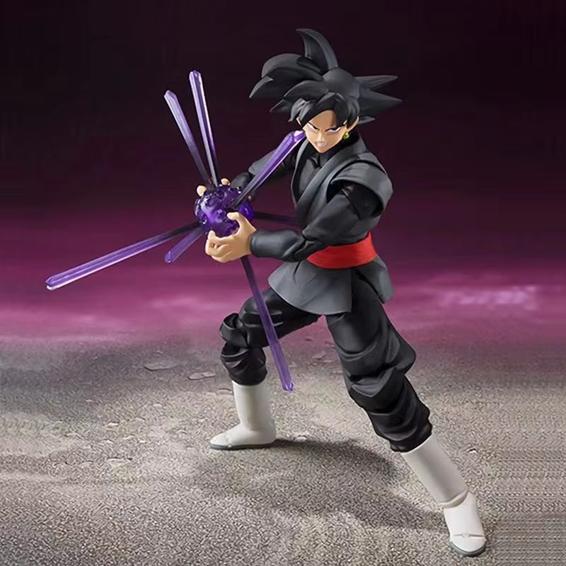 Dragon Ball Черный Goku Замасу 14 см Аниме Фигурка Действия Супер Сайян Кино Версия Dbz Модель С Множеством Аксессуаров Игрушки Подарки