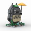 208 деталей Конструктор MOC Небесный Замок Тоторо Желтый Зонтик Модель Образовательная Сборная Игрушка для Детей Настольное Украшение