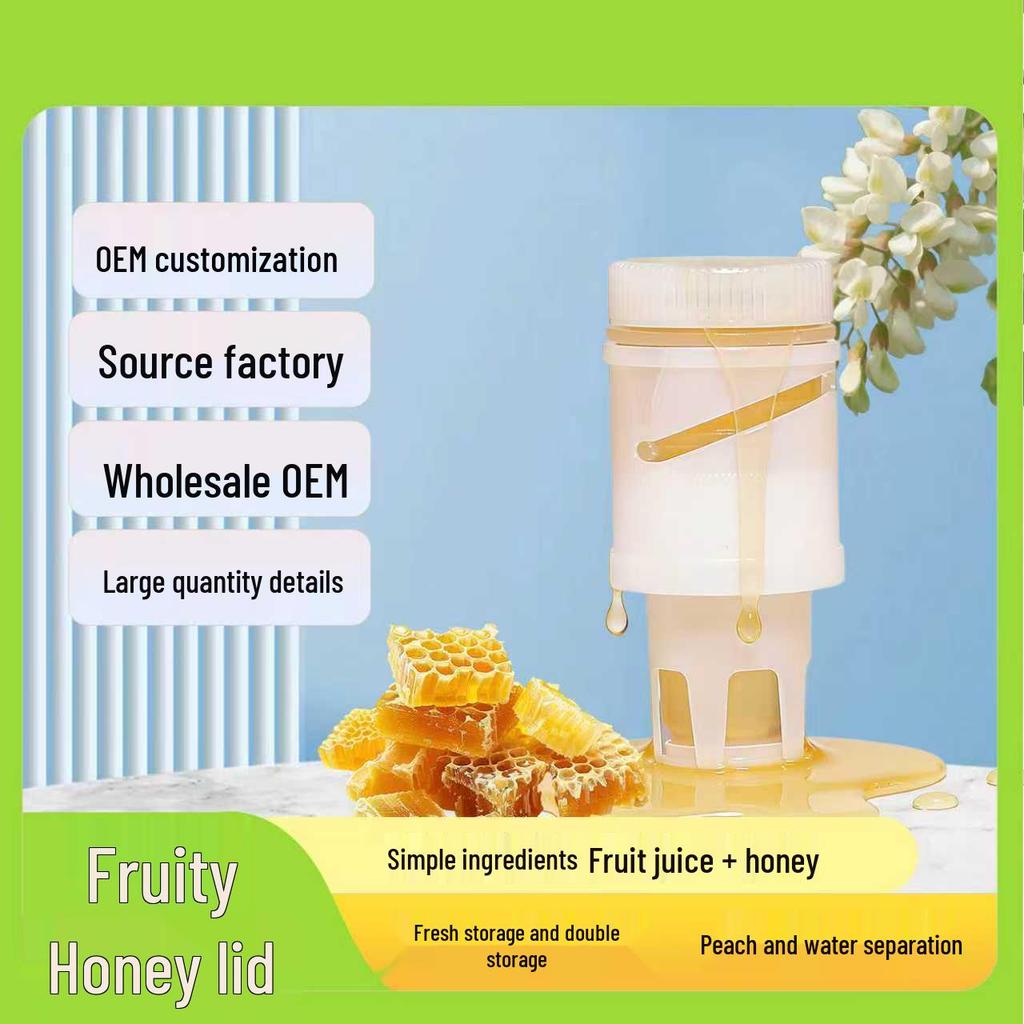Lemon Honey Water-Separating Screw Cap Bottle with Passion Fruit Flavor