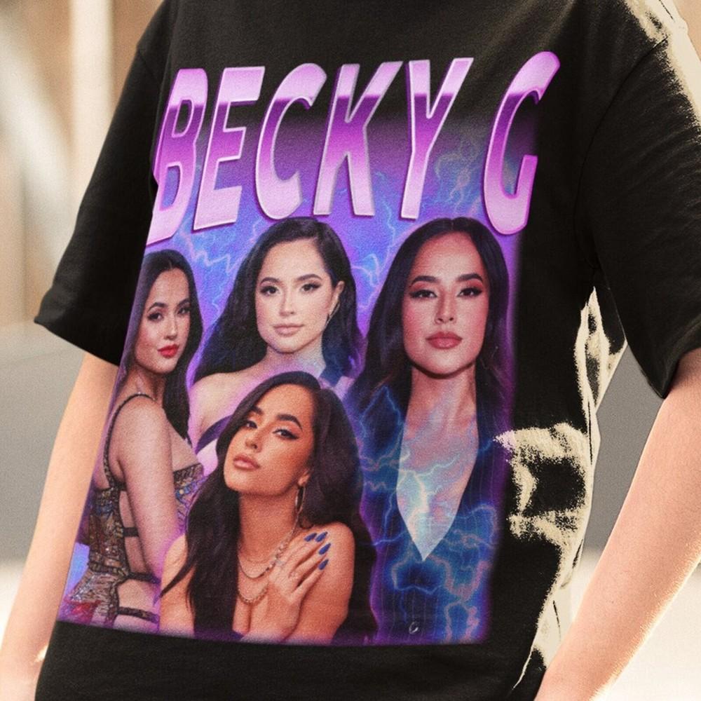 Футболка Becky G Винтажная 90-х#039; Рубашка Becky G Футболка Becky G Мерч Футболка Унисекс Футболка