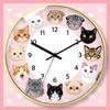 Детские бесшумные настенные часы с кошкой, мультяшные часы, милые креативные часы