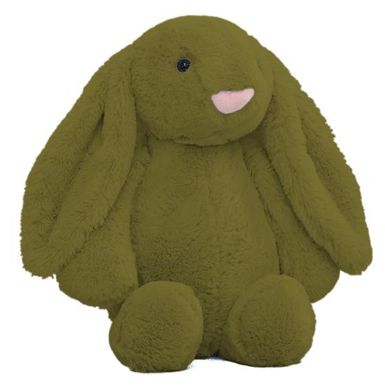 Плюшевая кукла Зайчик с длинными ушами, мягкая набивная игрушка, реалистичная игрушка-кролик, очаровательный плюшевый компаньон для обниманий и игр