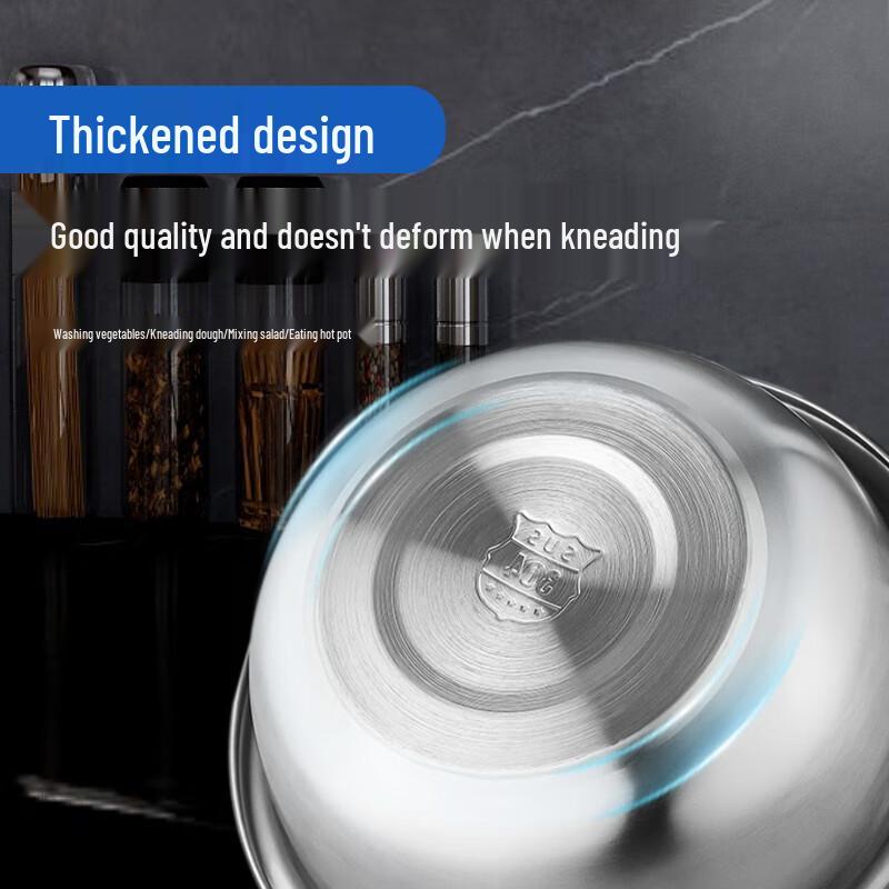 304 Stainless Steel Deep Mixing and Washing Basin