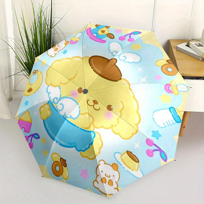 1pc Baby Poodle Bath TimeUmbrella with Plastic Handle,Suitable for All Seasons Home Travel Outdoor UmbrellaSanlio188