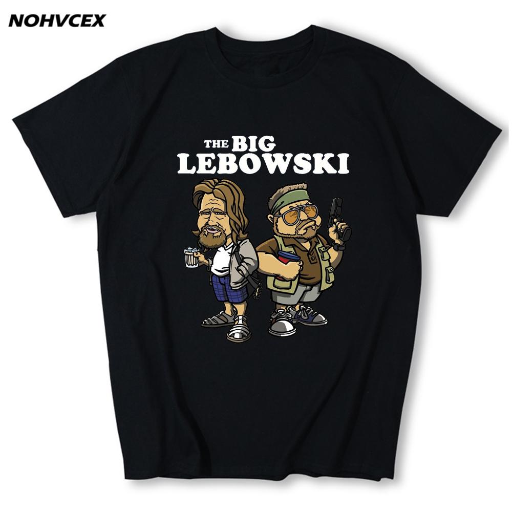 The Big Lebowski The Dude Cult Movie Man Summer Short Sleeve Cotton T Shirt