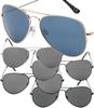 Pilot Sunglasses with Metal Frame
