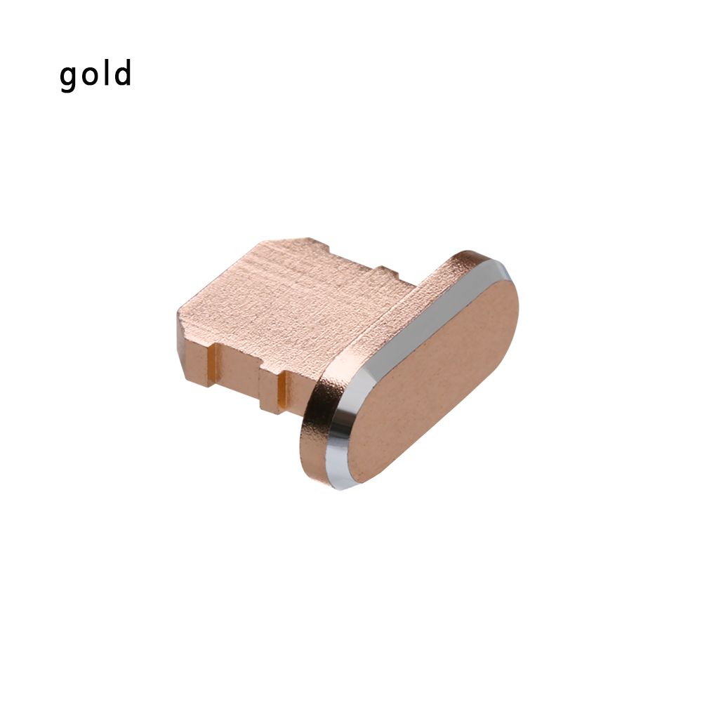 Aluminium Alloy Dustproof Cover Anti Dust Plug Metal Stopper Charging Port Cap Charger Dock