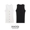 Fashion Style 2024 Autumn New Women's Clothing Silm Easiest for Match V Neck Knitted Vest 1221942001