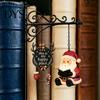 Миниатюрная лампа для книжных полок, Рождественский фонарь для библиотеки, Мини-декоративная лампа для чтения на книжную полку, Винтажные металлические светодиодные готические аксессуары для дома