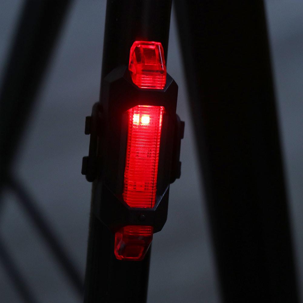 2 шт./компл. USB перезаряжаемые велосипедные фонари легко устанавливаются MTB передний задний фонарь для ночной езды