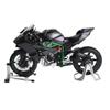Спрей 1/9 Kawasaki H2R H2 Ninja Металлический литой модель мотоцикла Подарок на праздник Коллекционные предметы для любителей хобби Настольный компьютер