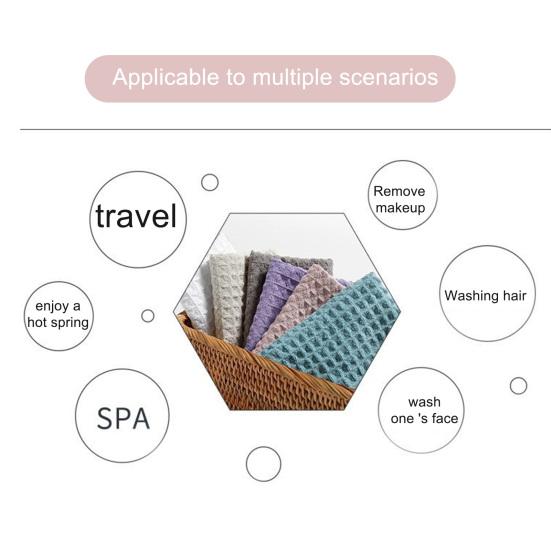 Полотенце 30x30 см, сильное водопоглощение, вафельный дизайн, не линяет, полиэстер-компаньон, подарочное полотенце, товары для дома