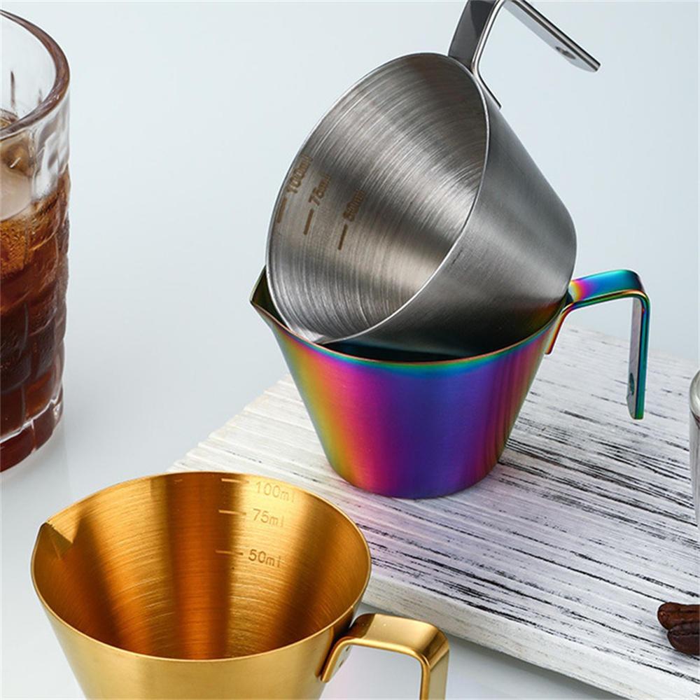 Kitchen Tool Espresso Shot Cup 304 Stainless Steel Measure Mug Durable Coffee Measuring Cup