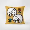 Cartoon Cute Dog Pillowcase Interior Decoration Office Living Room Home Pillowcase