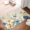 1 шт. анти-усталостные кухонные коврики, OneHouse цветочный принт водонепроницаемый нескользящий толстый мягкий кухонный коврик прочный комфортный стоячий коврик для кухни