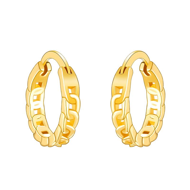 Нежные геометрические серьги-пряжки женские легкие роскошные серьги-гвоздики в японском и корейском стиле