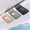Magnetic Sunglasses Clip for Car Visor Faux Leather Glasses Holder Clip Car Interior Sunglass Holder