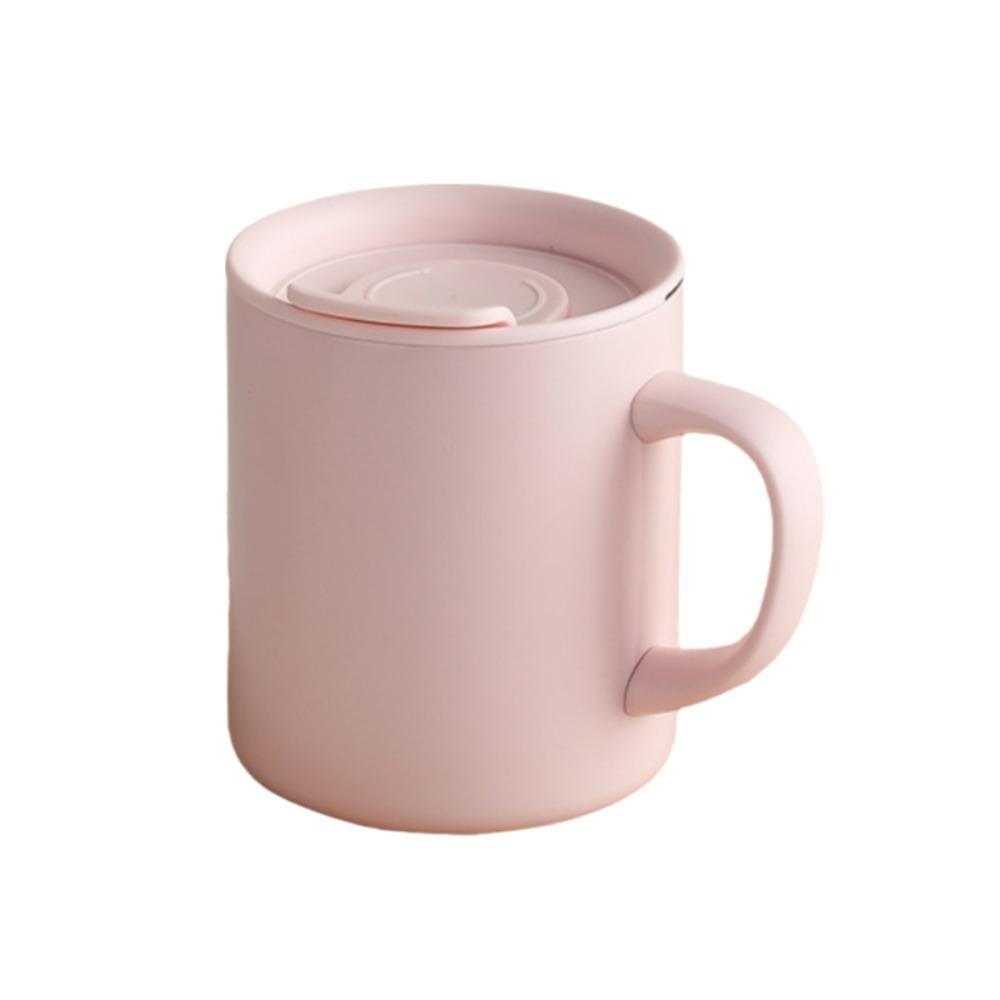 Rotating Dust Cover Insulated Coffee Mug 300 ML Milk Cup Minimalist Thermos Cup  Study