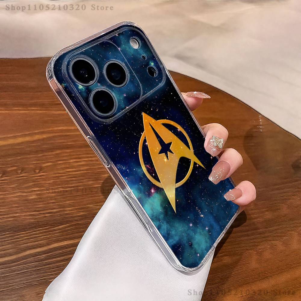 S-Star T-Trek Ships Phone Case For iPhone 17,16,11,15,13,14,12,Air,Mini,Plus,Pro,Max,Plus,E Clear Soft Shell
