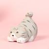 Резная статуэтка кошки, Скульптура, Подарок на удачу, Коллекционная фигурка животного, Миниатюрная деревянная фигурка для