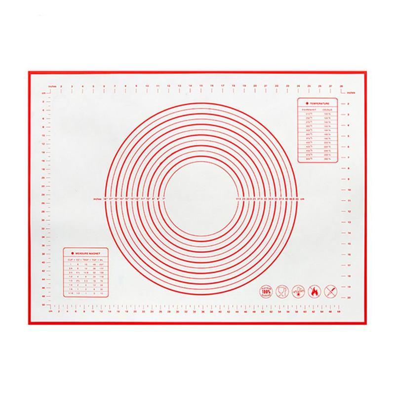 Silicone Fiberglass Rolling Dough Pad Cakes Bakeware Liner Pad Mat Rolling Dough Mat Baking Pastry ToolMakeup