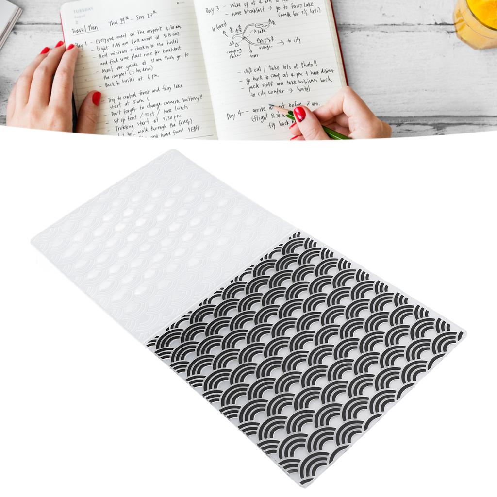 10 шт. прозрачных штампов, изысканные декоративные многоразовые арочные узоры, прозрачные штампы для изготовления открыток