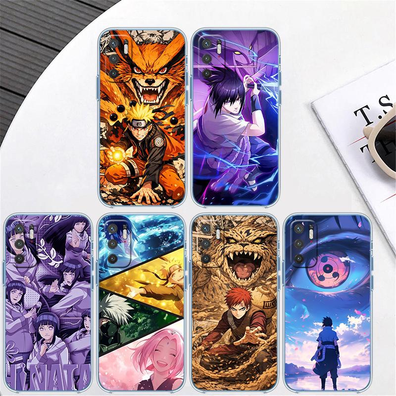 Anime Naruto Uzumaki Transparent Phone Case for Samsung Galaxy A04 A04S A14 A23 A34 A54 M23 M33 M52 M53