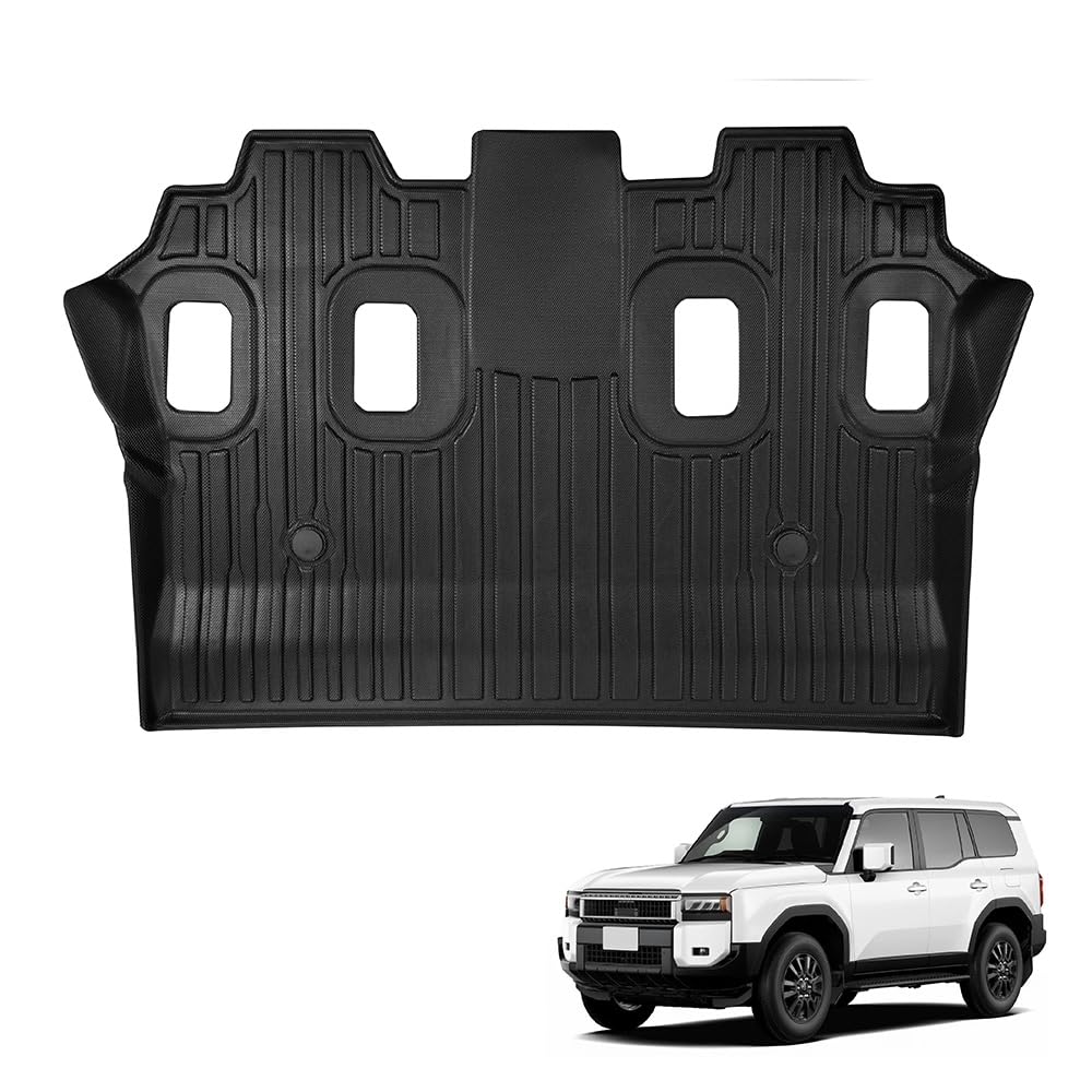 Коврики Craftworks для Land Cruiser 250 Новая модель 3D Водонепроницаемые резиновые коврики для ZX VX Устойчивые к царапинам и пятнам - 7-местный -