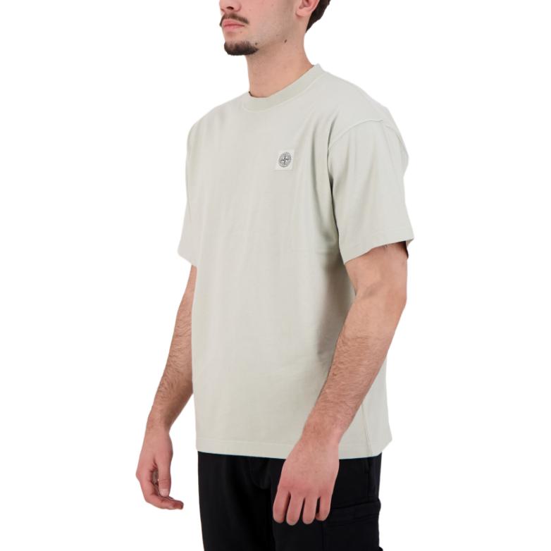 STONE ISLAND Мужская футболка с круглым вырезом, спущенным плечом и коротким рукавом с логотипом L1S152100030S0115-V0061