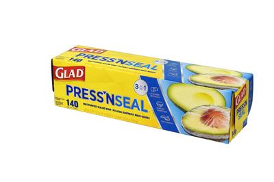 Прилипание Press and Seal Glad Wrap как вакуум также можно использовать как обертку из пчелиного воска или для хранения овощей Press and Seal 140 x x 1 рулон [Та же упаковка] (Может