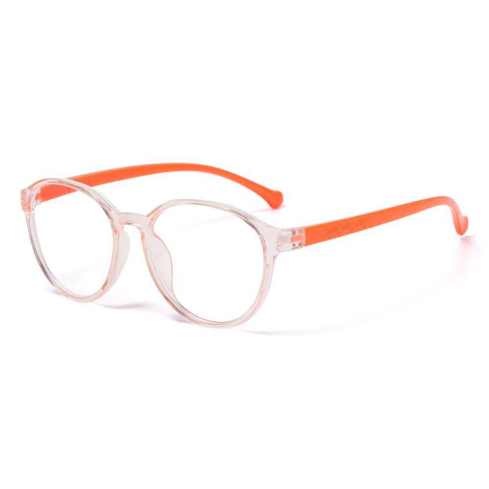 Online Classes Glasses Protection Round Eyeglasses Ultra Light Frame Kids Glasses Anti-blue Light