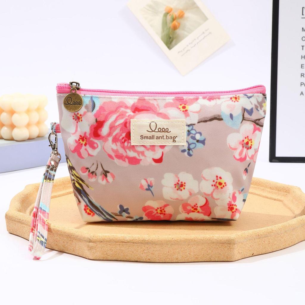 Водонепроницаемая дорожная сумка для макияжа и туалетных принадлежностей с принтом и молнией для женщин