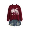 Womens Loose Fit Long Sleeve Cotton Hoodie With Lace Spider Print Fall Winter Casual Fashion Top