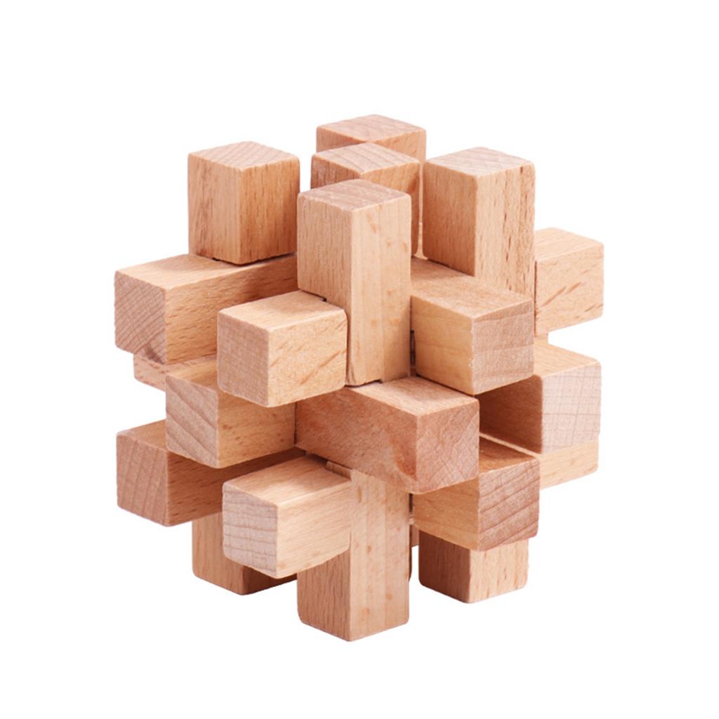 Детский образовательный подарочный набор: Шиповое соединение замок Конгминга, замок Лубаня, полный деревянный набор