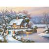 5D Diy Алмазная картина Коттедж в снегу Алмазная вышивка Крестом Домашний декор Подарки ручной работы