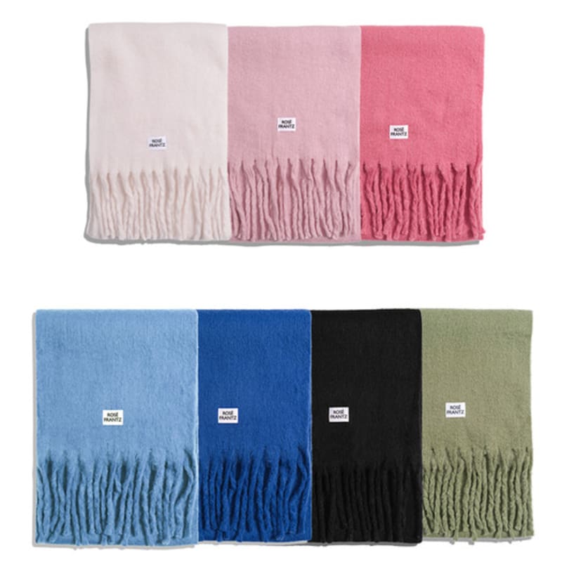 Rosefrantz Wide Long Muffler [Light Pink]
