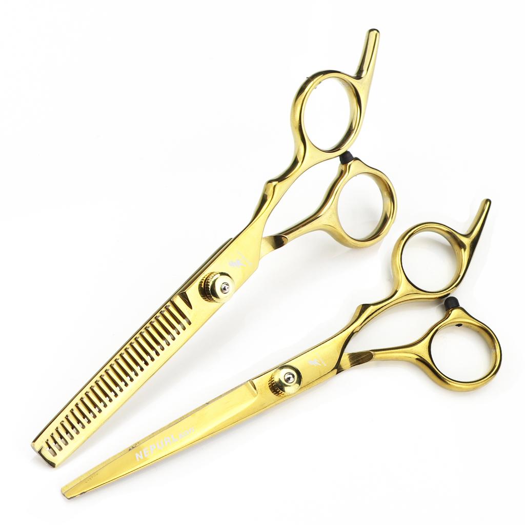 6 Inch Tooth Scissors Flat Scissors for Barbers and Hairdressers Special Fine Scissors for Thinning Haircuts and Hair