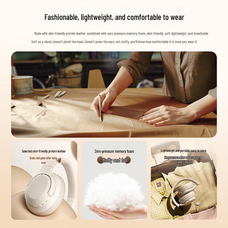 Newmen T07 Bluetooth Over-ear Noise-Cancelling Headphones