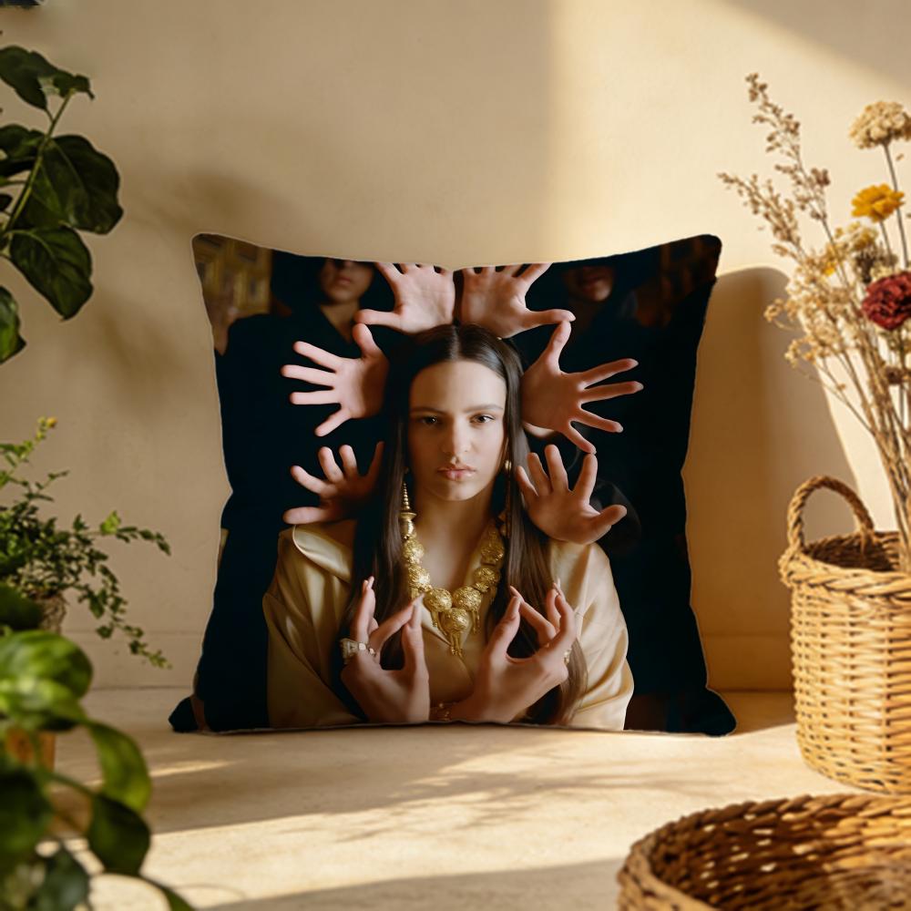 Trendy Rrosaliaing Cushion Cover Versatile DoubleSided Pillow Case Fit for Sofa Bed Car Daily Decor