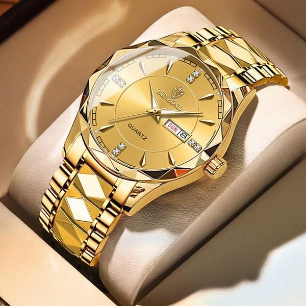 Роскошные парные часы DWINNICK, водонепроницаемые наручные часы из светящегося металла, популярные корейские часы