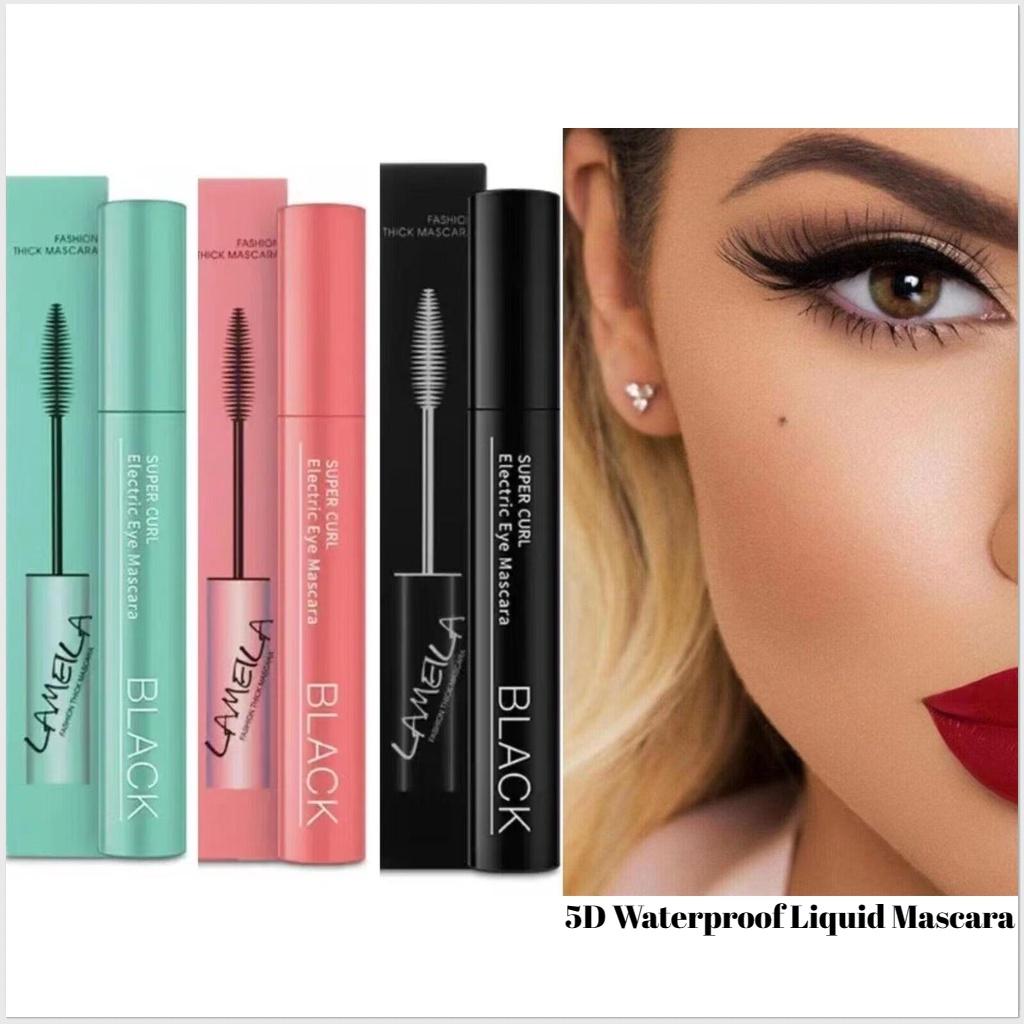 5D объемная водостойкая тушь для ресниц тройная жидкая черная тушь для ресниц водостойкая черная щипцы для завивки ресниц суперобъемная тушь для глаз инструмент для укладки глаз