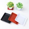 1Pcs Garden Flower Pot Square Plastic Tray Saucers Indoor Outdoor Plant Saucer Drip Trays