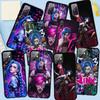 Для iPhone 16 15 Xiaomi Redmi Note 13 12 11 Pro Max X 9 14 Plus XR Samsung Galaxy A15 S24 S23 Huawei OPPO чехол Jayce аниме Arcanes Jinx Vi чехол для телефона